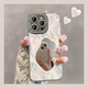 藍妮子 適用iphone蘋果15pro/max手機殼iphone13/14promax保護套13pro/max全包12promax手機殼女士鑲鉆 【單殼】銀白色 蘋果15ProMax