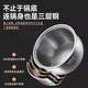 大良印記?適用于美的MB-RS4057/RS40TQ/WRS4078/WFS4017B/WRS4001B電飯煲內膽304不銹鋼0涂層三層鋼內鍋4L 適用MB-RS4057內膽
