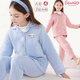 Hello Kitty玉桂狗女童家居服秋冬2025新款兒童睡衣套裝夾棉加厚大童純棉居家 晴空藍 160cm
