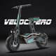 VELOCIFERO電動(dòng)滑板車(chē) 可折疊 成人帶座椅 非公路休閑用車(chē) 意大利獨(dú)特設(shè)計(jì) 藍(lán)色 鋰電池48V20Ah