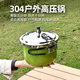 萬寶高壓鍋戶外便攜式迷你可折疊露營高原煮飯鍋304不銹鋼壓力鍋 【304鋼防爆安全 】 送收納 22cm