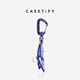 CASETIFY【全新上市】CASETiFY 登山扣鑰匙圈手機掛飾 時尚多場景適用配件 極致強韌登山扣鑰匙圈 - 靛藍色