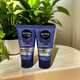 妮維雅（NIVEA）男士洗面奶潔面乳 水活暢透潔面泥50g*2支無(wú)封口