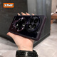 XFMF適用一加13手機殼自帶鏡頭膜高級感1+13魅眼磁吸支架透明硅膠軟殼13超薄全包防摔保護套1+外殼簡(jiǎn)約 紫U形支架【透紫色】護鏡透明軟殼 一加 ACE 5 通用 ace5pro