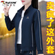 啄木鳥衛(wèi)衣外套女春秋2025新款早春女士休閑運(yùn)動(dòng)立寬松短款上衣 寶藍(lán) XL (推薦110-125斤)
