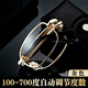 vieruodis老花鏡自動(dòng)智能變焦100-700度防藍光50到60歲中老年高清折疊便攜 富貴金【高清折疊護目】送鏡盒布 水晶款【升級100-700度多焦點(diǎn)】
