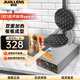 君凌 JURLLENS商用雞蛋仔機創(chuàng  )業(yè)開(kāi)店專(zhuān)用電熱港式香港雞蛋仔機器心形蛋仔QQ雞蛋仔餅燃氣擺攤華夫餅機電熱款丨單頭黑色蛋仔機