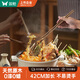 雙槍火鍋筷加長(cháng)雞翅木筷油炸防燙防滑耐高溫撈面無(wú)漆無(wú)蠟42cm 2雙
