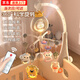 卡卡曼嬰兒床鈴玩具0-1歲床頭搖鈴旋轉電動(dòng)寶寶玩具0-6個(gè)月新生兒禮盒 充電版-14000內容-皇冠灰禮盒裝 嬰幼兒床掛