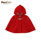 PawinPaw小熊童裝年秋冬嬰幼童斗篷外套女寶寶大衣綿羊毛拜年過(guò)年 Red紅色/20 110