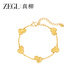 ZEGL真柳金色碎冰冰葫蘆手鏈手跨年 碎冰冰葫蘆手鏈