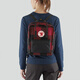 FJALLRAVEN北極狐環(huán)保羊毛男電腦包女百搭雙肩包23328-320-550紅黑色18L