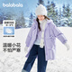 巴拉巴拉兒童長(zhǎng)款羽絨服2024冬季童裝中大童保暖女童外套花朵208424107003