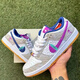莆田鞋莆田純原耐KSBdunkLow系列板鞋男休閑百搭透氣學(xué)生情侶同款休閑鞋 紫白鴛鴦[純原品質(zhì)] [標準尺碼]5 41