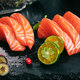 吉力湖新疆特產(chǎn)三文魚(yú)刺身煙熏三魚(yú)片魚(yú)丁禮盒  天蘊伊犁國產(chǎn)虹鱒生鮮魚(yú) 三文魚(yú)刺身 （200g*4盒） 800g