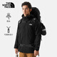 北面（The North Face）三合一沖鋒衣男秋冬戶外防風(fēng)防水夾克保暖連帽外套81RN 4H0/黑色 XL/180