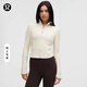 lululemon丨Define女士短款?yuàn)A克 *羅紋 Nulu? 芯吸 LW3HOBS 淺象牙白 線(xiàn)上專(zhuān)售 S /6