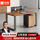 中偉（ZHONGWEI）屏風(fēng)工位職員辦公桌員工工位職員位鋼架電腦桌單人位