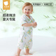 貝肽斯嬰兒衣服夏季薄款連體衣新生兒寶寶短袖竹棉紗布哈衣睡衣