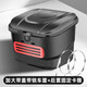 TOOKTRO電動(dòng)車(chē)后置車(chē)筐籃子防水電瓶自行車(chē)頭盔收納儲(chǔ)物箱置物籃筐簍子框 加大帶蓋帶鎖車(chē)筐+后置固定卡箍