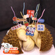 BIOSSANCE榴蓮生日蛋糕裝飾diy材料擺件插件卡通可愛小熊生日擺件蠟燭配件 榴蓮蛋糕裝飾-B款（無氣球底座）
