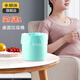 靚滌迷你桌面垃圾桶創(chuàng  )意無(wú)蓋客廳小號筒臥室桌上茶幾可愛(ài)收納紙簍 小號桌面垃圾桶 天藍色 2L