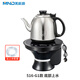 美能迪 自動(dòng)上水燒水壺純凈水不銹鋼放在桶裝水泡茶智能電熱水壺加熱一體取水抽水器便攜飲水機(jī) 桶桌兩用 1L 不銹鋼底部上水516G-1