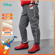 迪士尼寶寶（Disney Baby）迪士尼童裝男童長(cháng)褲時(shí)尚米奇唐老鴨加絨休閑褲子 深花灰唐老鴨213K1196 100cm