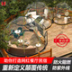 蘇掌柜星空房抖音網(wǎng)紅移動(dòng)pc室外橢圓形鋁合金陽(yáng)光房透明玻璃屋泡泡屋 2.5*2.5/2-4人