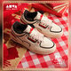 安踏【王一博同款】好事發(fā)生驁杰新年紅色板鞋情侶運動(dòng)鞋子