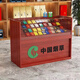 超市一體香煙柜臺(tái)展示柜便利店煙架煙柜帶抽屜小賣(mài)鋪收銀鋼化玻璃 柚木兩面玻璃80*50*90