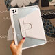 飛數寶（FeiShuBao）360度旋轉ipad保護套air5第9代10殼8亞克力7pro11寸4防彎2摔mini6 升級亞克力【720度旋轉嫣粉】 iPad7/8/9【10.2英寸】