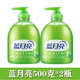 藍(lán)月亮藍(lán)月亮蘆薈抑菌洗手液 500g瓶泵頭補(bǔ)充裝瓶裝 抑菌99.9% 泡沫豐富 500克*2瓶雙泵頭