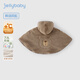 JELLYBABY嬰兒外穿披風(fēng)兒童毛絨斗篷女小童披肩男寶寶防風(fēng)【2024秋冬新品】 卡其 均碼