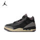 耐克（NIKE）Air Jordan 3 AJ3 黑紫色中幫復(fù)古耐磨運動籃球鞋 FZ4811-001 42