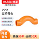 偉星 官方PPR水管配件  直接 三通 90度彎頭 異徑管件 4分6分冷熱水管 過橋彎頭 D20-4分