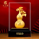 慕芳閣（MONFONGO）福祿萬(wàn)代絨沙金葫蘆中式客廳電視酒柜裝飾品擺件高檔喬遷新居禮物 約長(cháng)16.8 寬16.8 高29厘米