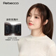 瑞貝卡假發(fā)女100%真人發(fā)迷你前額增發(fā)量劉海片頭頂補(bǔ)發(fā)小面積假發(fā)片 中分劉?！咀匀缓?5.7cm*3.8cm】