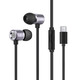 紐曼（Newmine）MX660 金屬入耳式有線耳機(jī)音樂耳機(jī) 手機(jī)線控耳機(jī)立體聲重低音適用于蘋果安卓電腦平板 MX660金屬耳機(jī)|Type-C接口