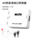 Tengfei騰飛HDMI轉(zhuǎn)AV轉(zhuǎn)換器VGA高清視頻轉(zhuǎn)RCA老式電視機(jī)頂盒高清接口三蓮花機(jī)頂盒小霸王游戲機(jī)接電視機(jī) 【AV轉(zhuǎn)高清接口】白色含供電線+1.5米高清線 精美盒裝