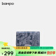 半坡饰族（bampo）短款钱包复古气质折叠真皮短钱夹生日礼物思香原创头层牛皮线下款 蓝色