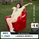 比音勒芬【李蘭迪同款】2025夏新款女休閑百搭寬松舒適翻領(lǐng)襯衫式夾克外套 14淺綠色 S （90）