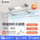 晾霸LB01智能晾衣機(jī)陽臺家用折疊曬衣架1.2米主機(jī)四桿伸縮 典雅銀 LED大燈+上門安裝