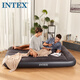 INTEX 充氣床墊帶枕頭氣墊床雙人加大戶(hù)外露營(yíng)帳篷墊家用打地鋪折疊床 大雙人203*152*25CM 配家用電動(dòng)充氣泵