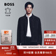 BOSS博斯【羊皮革】男士2025秋季新款常規版型夾克皮衣 404-深藍色 XL (52A)