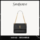 YSL圣羅蘭【新品】女士NIKI中號復古皮革手袋 黑色 U