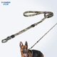多尼斯（DOGNESS）狗狗牽引繩遛狗繩狗鏈子大中小型犬泰迪防爆沖寵物金毛 迷彩綠M碼