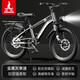 鳳凰（Phoenix）兒童自行車(chē)6-12歲中大童男孩山地車(chē)青少年變速學(xué)生車(chē)單車(chē)小學(xué)生車(chē) A6- 金屬灰- 單速輻條輪-帶后座架 22寸(適合身高140-160cm)