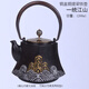 滿(mǎn)弓鐵壺燒水壺日式圍爐煮茶器鐵壺鑄鐵圓素無(wú)涂層生鐵壺燒水壺泡茶鑄 一統江山 1.2L 1L以上