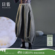 日著(zhù)趣月亮水洗O型牛仔半身裙2025夏季新款不規則立體鬼馬半裙女 銀河灰 S